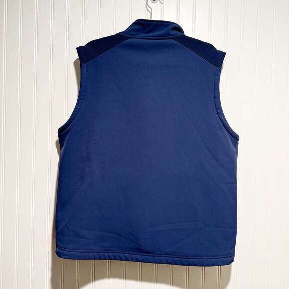 LL Bean Blue Soft Shell Vest Fleece Lined Mens Large - Picture 5 of 5